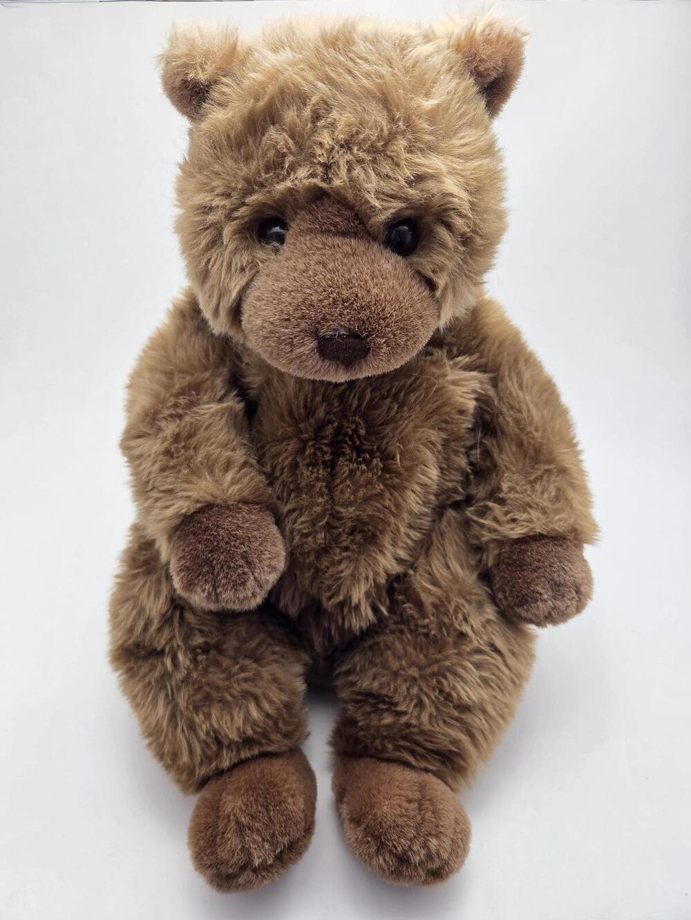 Gund "Teddy Boom" the Dark Brown Teddy Bear! Vintage Bear Plush (Large 16 inch)